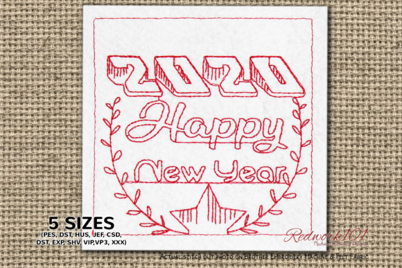 2020 Happy New Year Bluework: Design Review for Small Business Merch