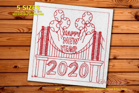 2020 New Year on Bridge Redwork: A Designer's Review