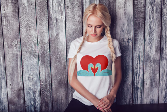 Double Swan: Hand-Digitized Elegance for Personalized Gifts