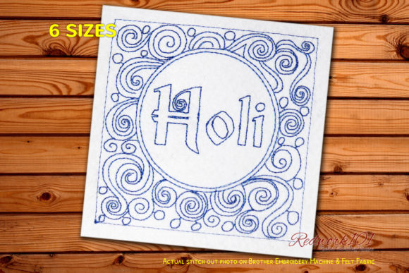 Holi Abstract – A Seasonal Embroidery Designer’s Review
