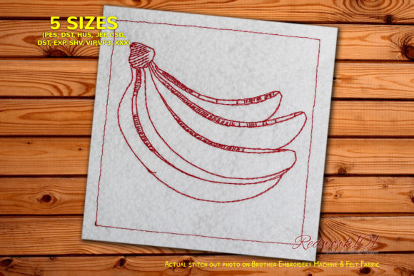 Organic Banana Redwork: A Practical Review