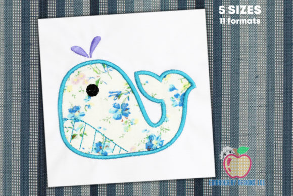 Whale with the Outline Applique – A Designer's Review