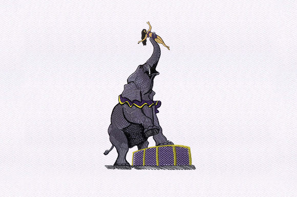 Woman with Elephant: A Designer's Review for Real Embroidery Projects